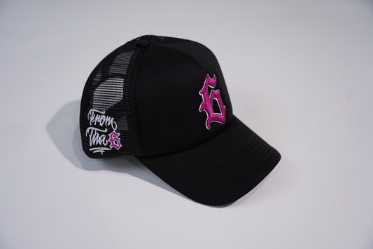 BUBBLEGUM PINK TRUCKER SNAPBACK