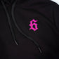 WOMENS BUBBLEGUM PINK 6 HOODIE