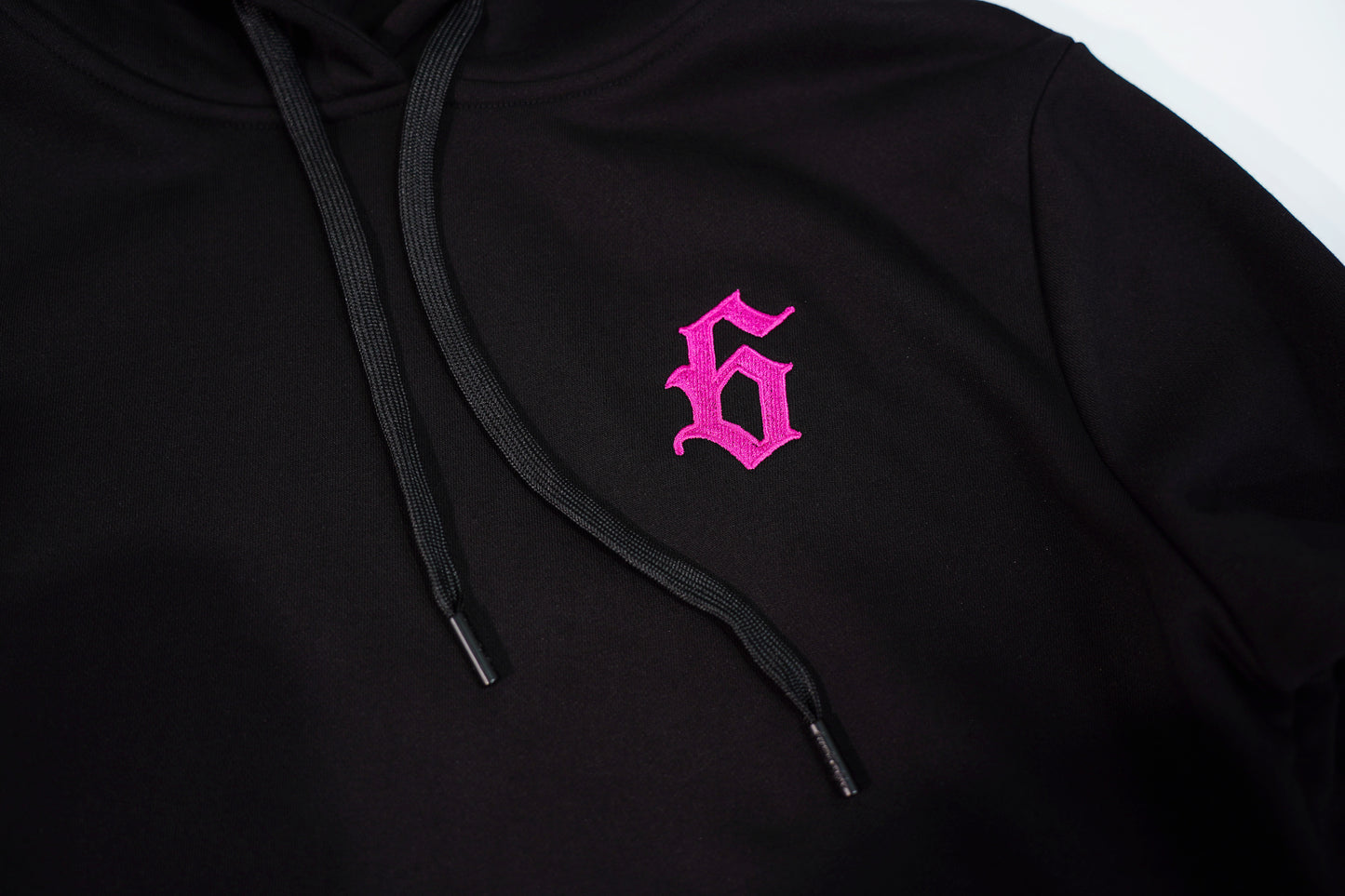 WOMENS BUBBLEGUM PINK 6 HOODIE