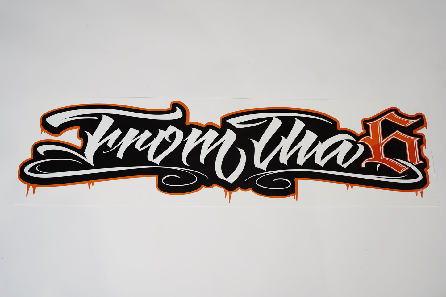 SUNSET ORANGE STICKER