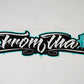 TIFFANY TEAL STICKER