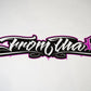BUBBLEGUM PINK STICKER
