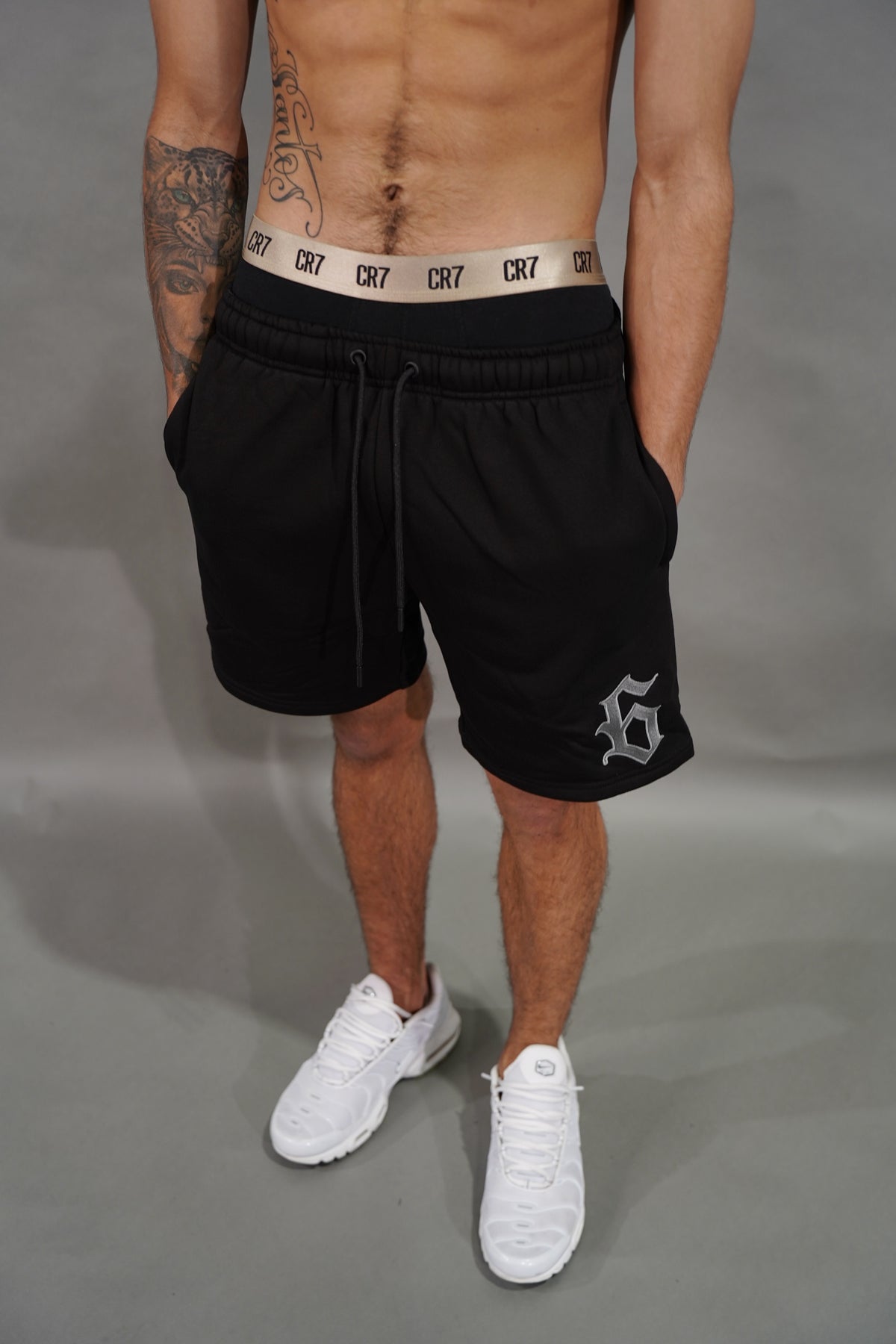 GUN GREY 6 COTTON SHORTS
