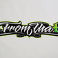 MUZZ GREEN STICKER