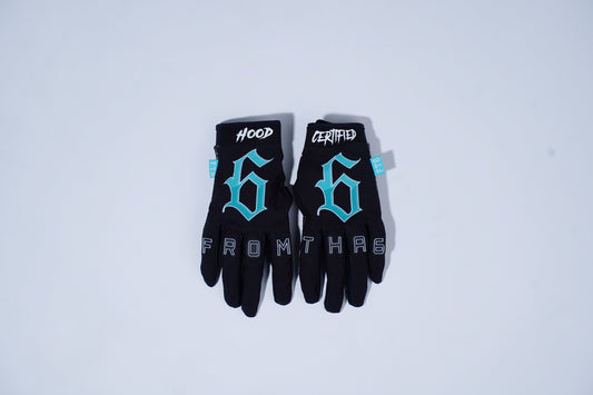 TIFFANY TEAL RIDING GLOVES