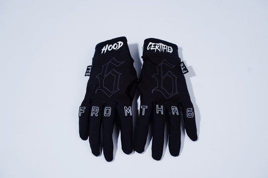 BLACK RIDING GLOVES