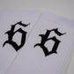 WHITE SHIN SOCKS